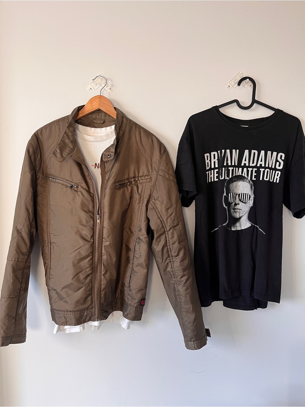 Moto Nylon Jacket Bundle | Private Member + The North Face + Bryan Adams | Sz L